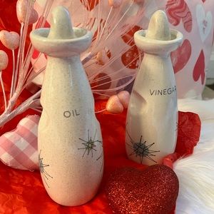1950s Franciscan Atomic Starburst Oil & Vinegar cruets.
